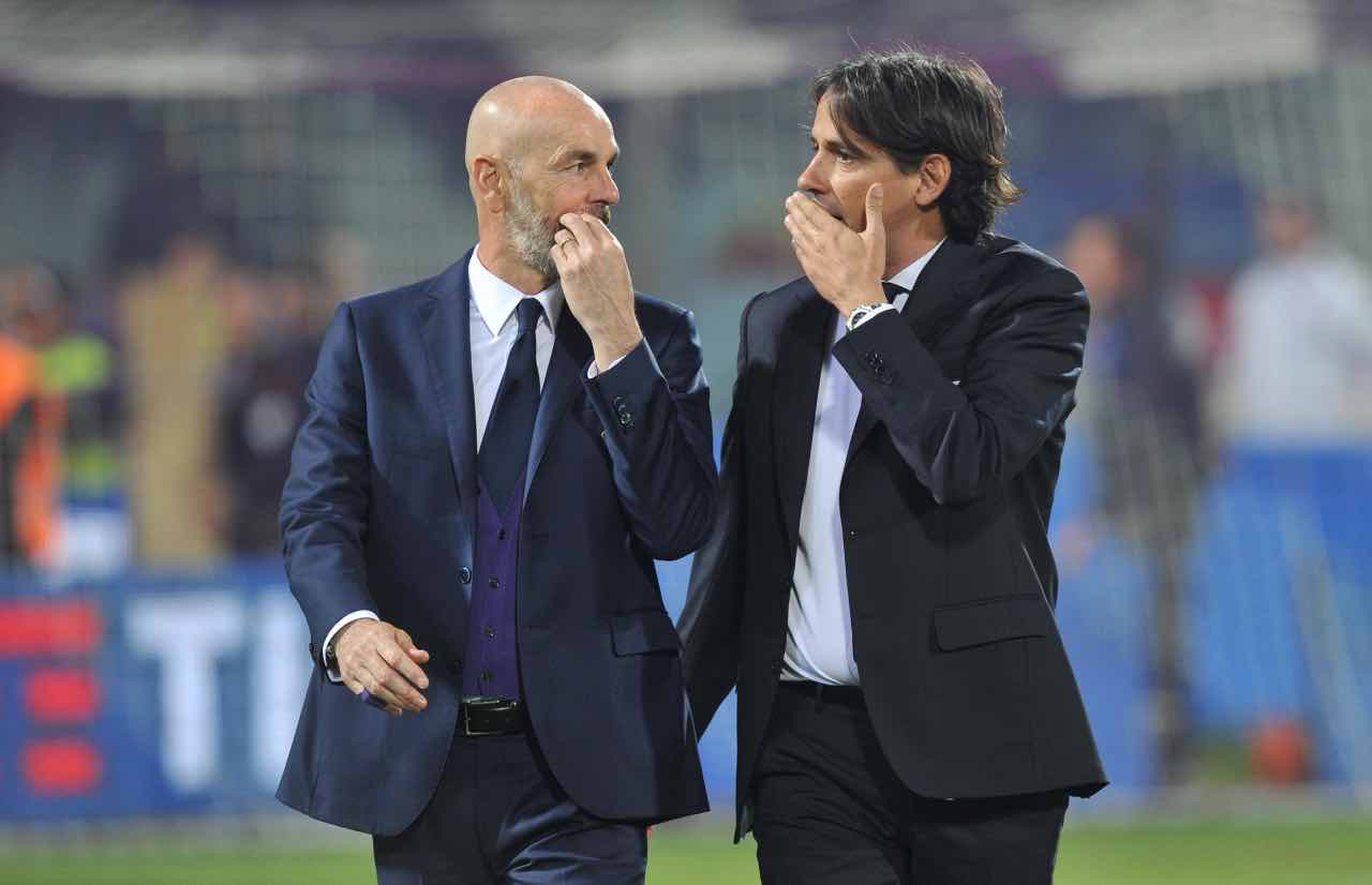 Stefano Pioli e Simone Inzaghi