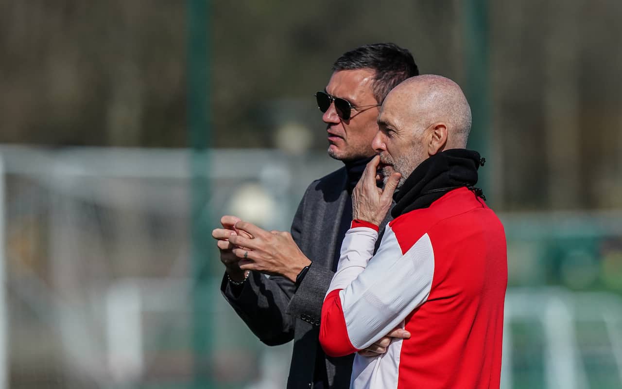 Paolo Maldini e Stefano Pioli