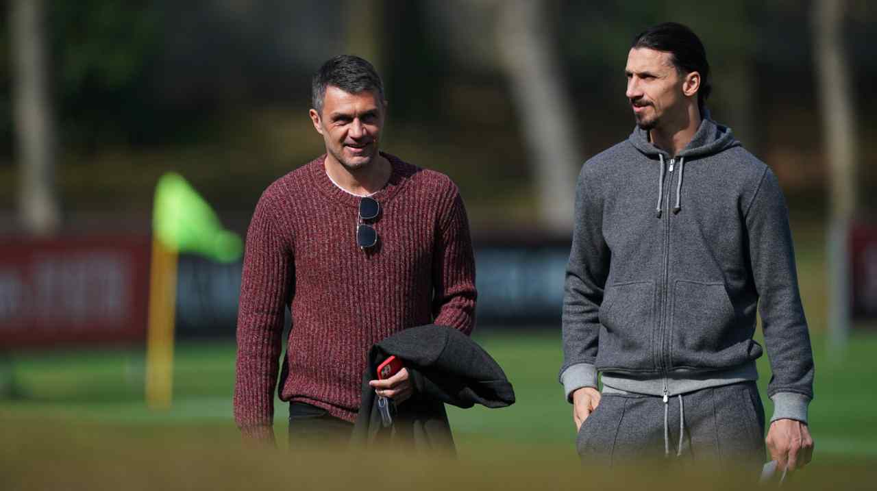 Maldini e Ibra