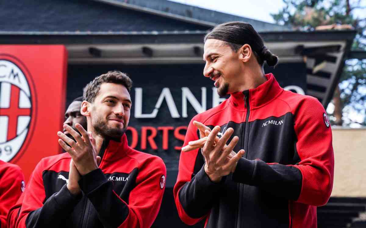 Calhanoglu e Ibrahimovic ai tempi del Milan