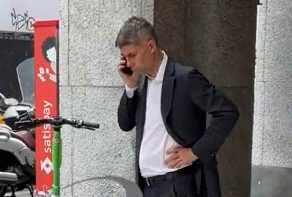 Frederic Massara dopo il pranzo con Tiago Pinto