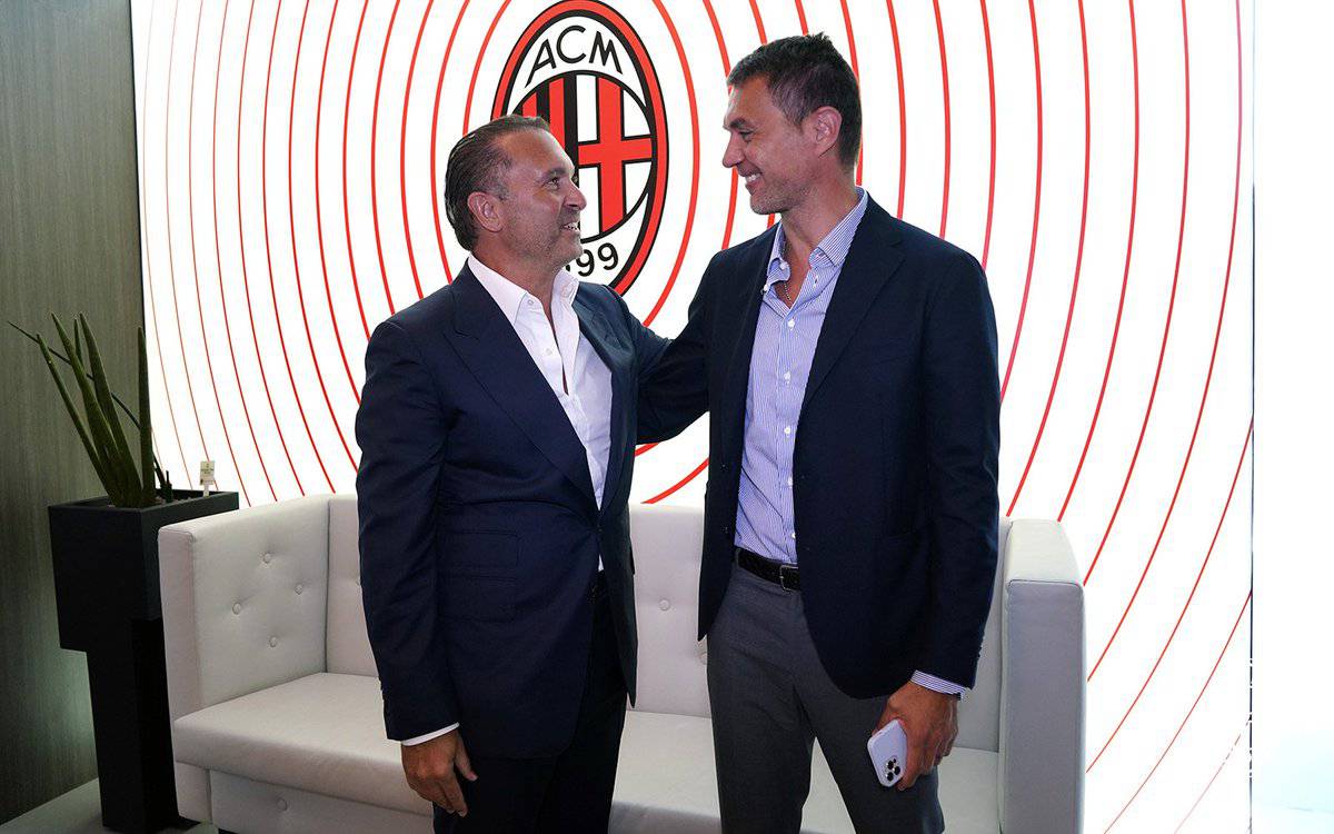 Gerry Cardinale e Paolo Maldini (AC Milan)