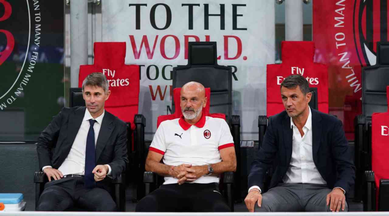 Massara, Pioli e Maldini