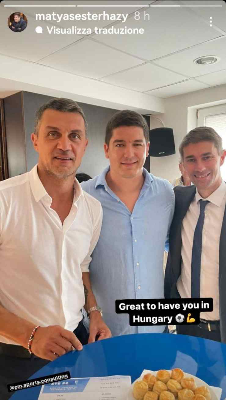 Matyas Esterhazy Maldini Massara