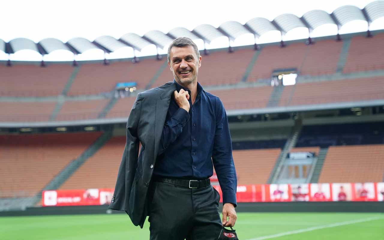 Paolo Maldini e Frederic Massara