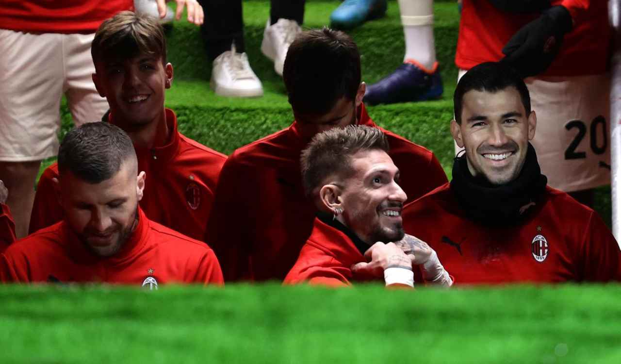 Romagnoli Castillejo Rebic Maldini