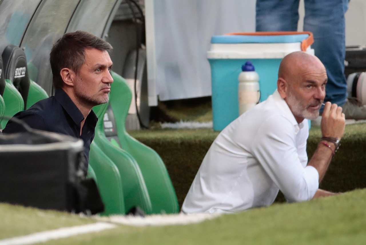 Paolo Maldini e Stefano Pioli