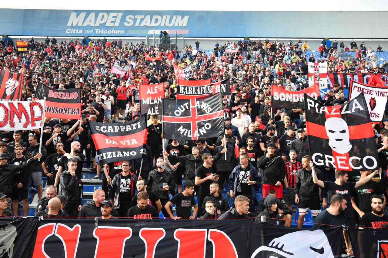 Tifosi Milan MAPEI Stadium