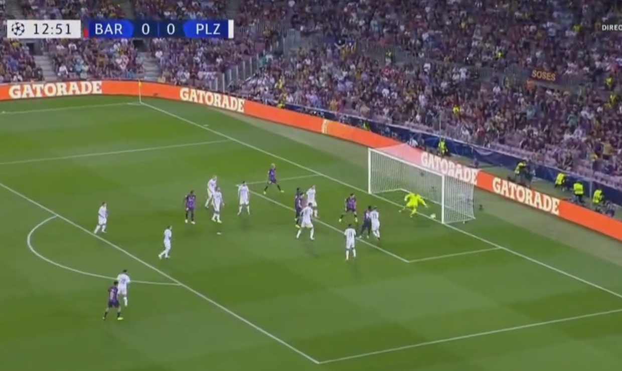 Kessié segna il suo primo gol con la maglia del Barcellona