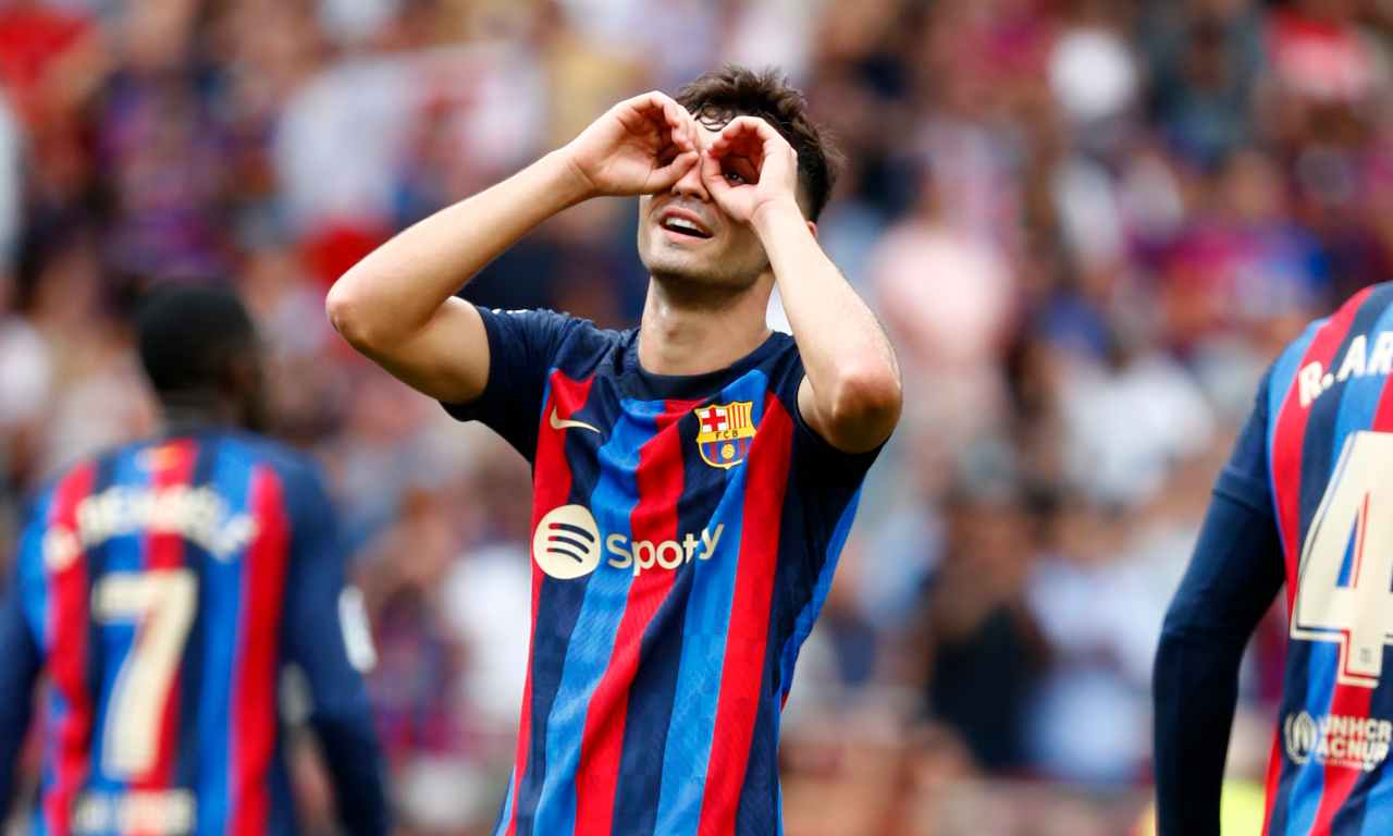 Pedri, centrocampista del Barcellona 