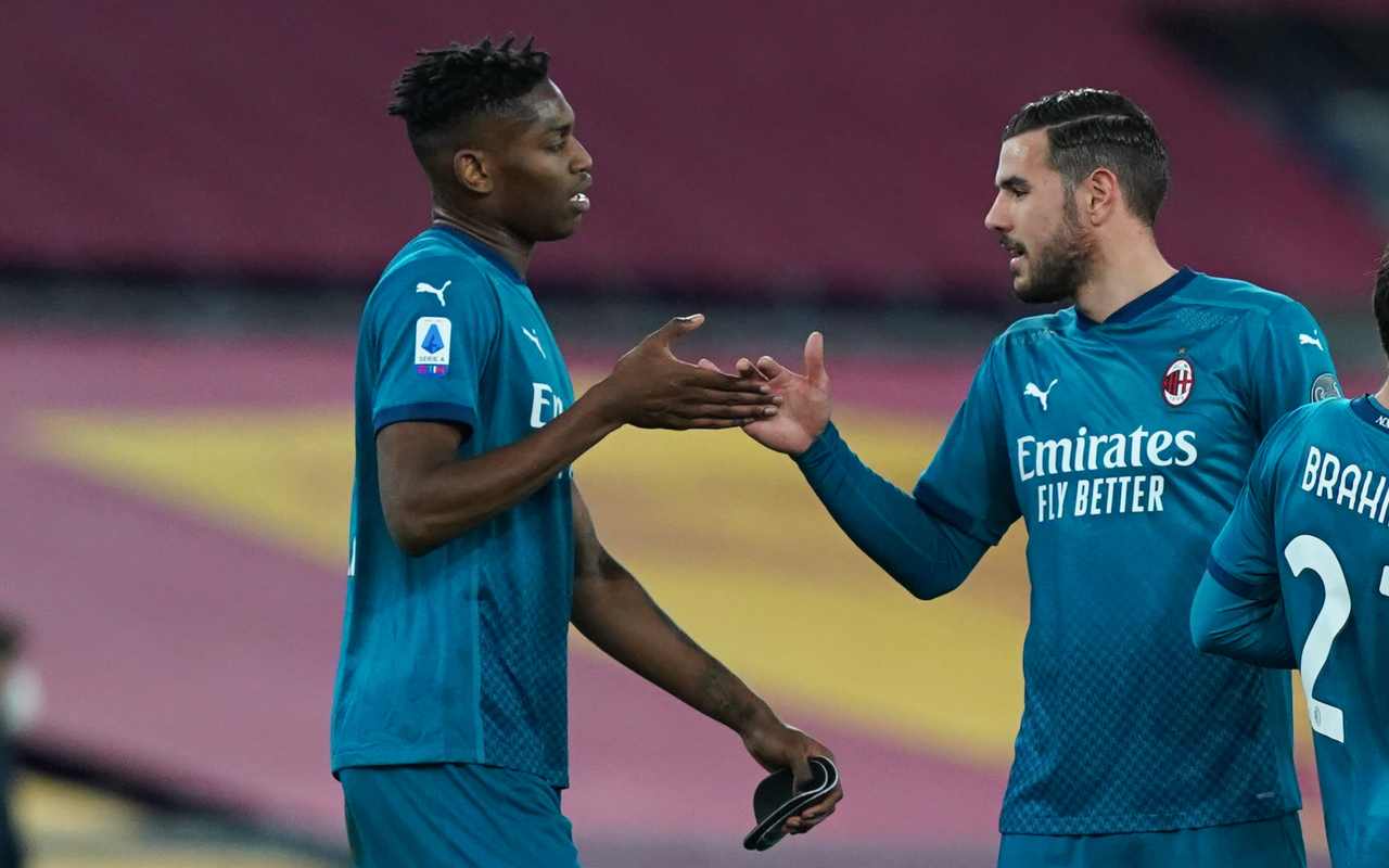 Theo Hernandez e Rafael Leao