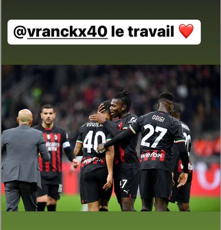 Storia Instagram Leao