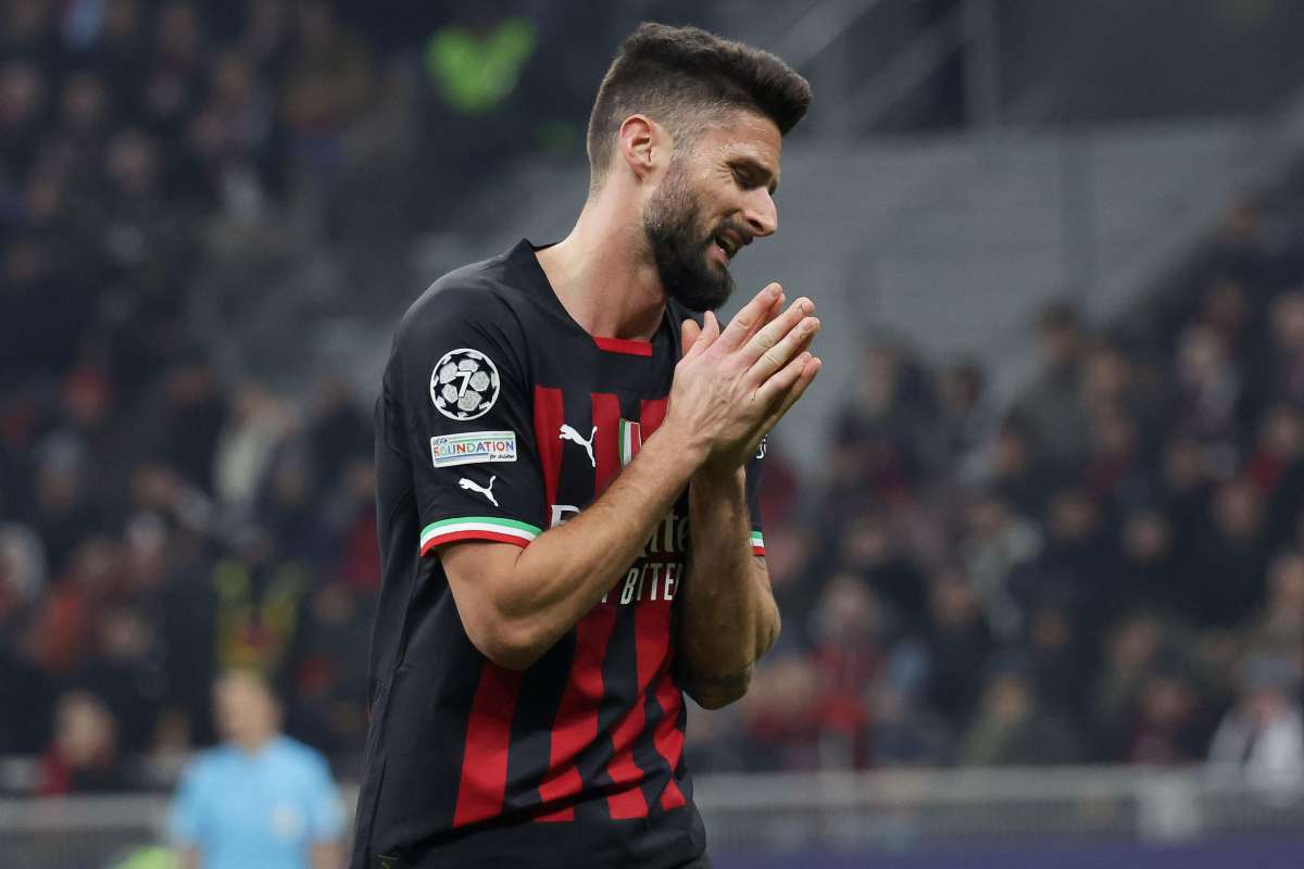 Giroud infortunato Tottenham Milan