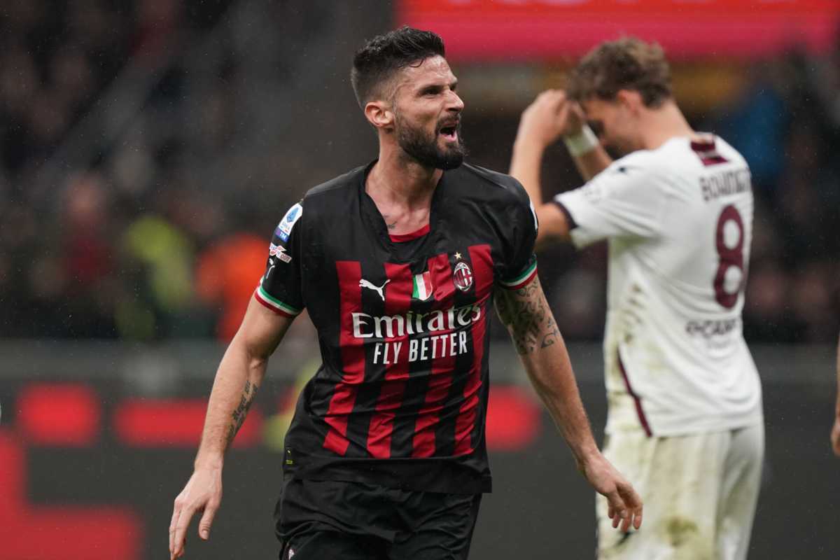 Giroud gol attacco Milan 2023