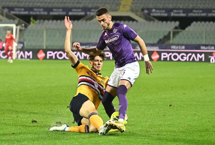 Terzic infortunio Fiorentina-Milan