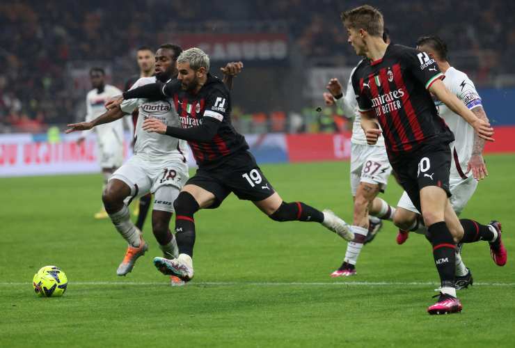 Ljubicic attacco arbitraggio Milan Salernitana