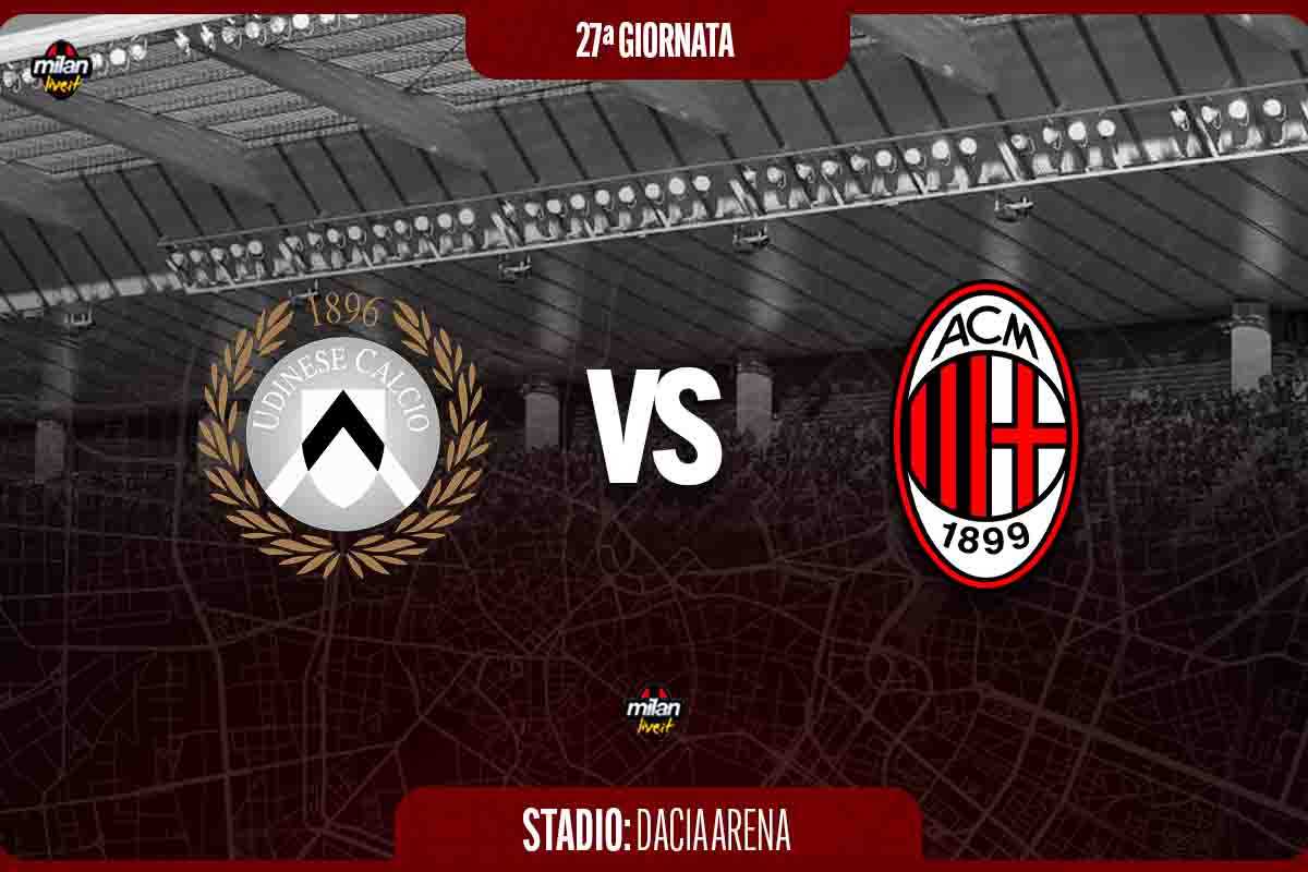 Udinese-Milan 3-1, cronaca del match: il Diavolo affonda in Friuli