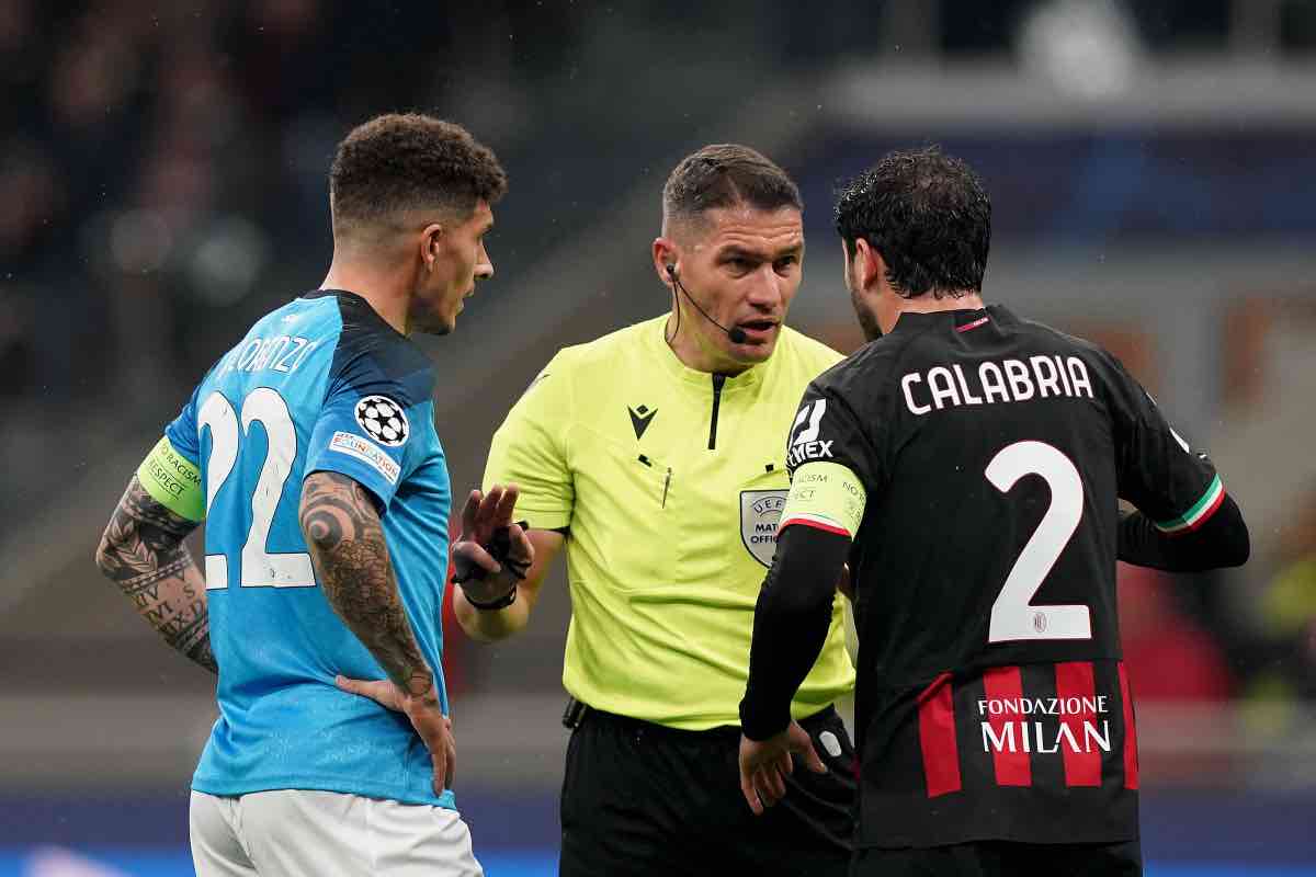 Milan Napoli problemi VAR Kovacs