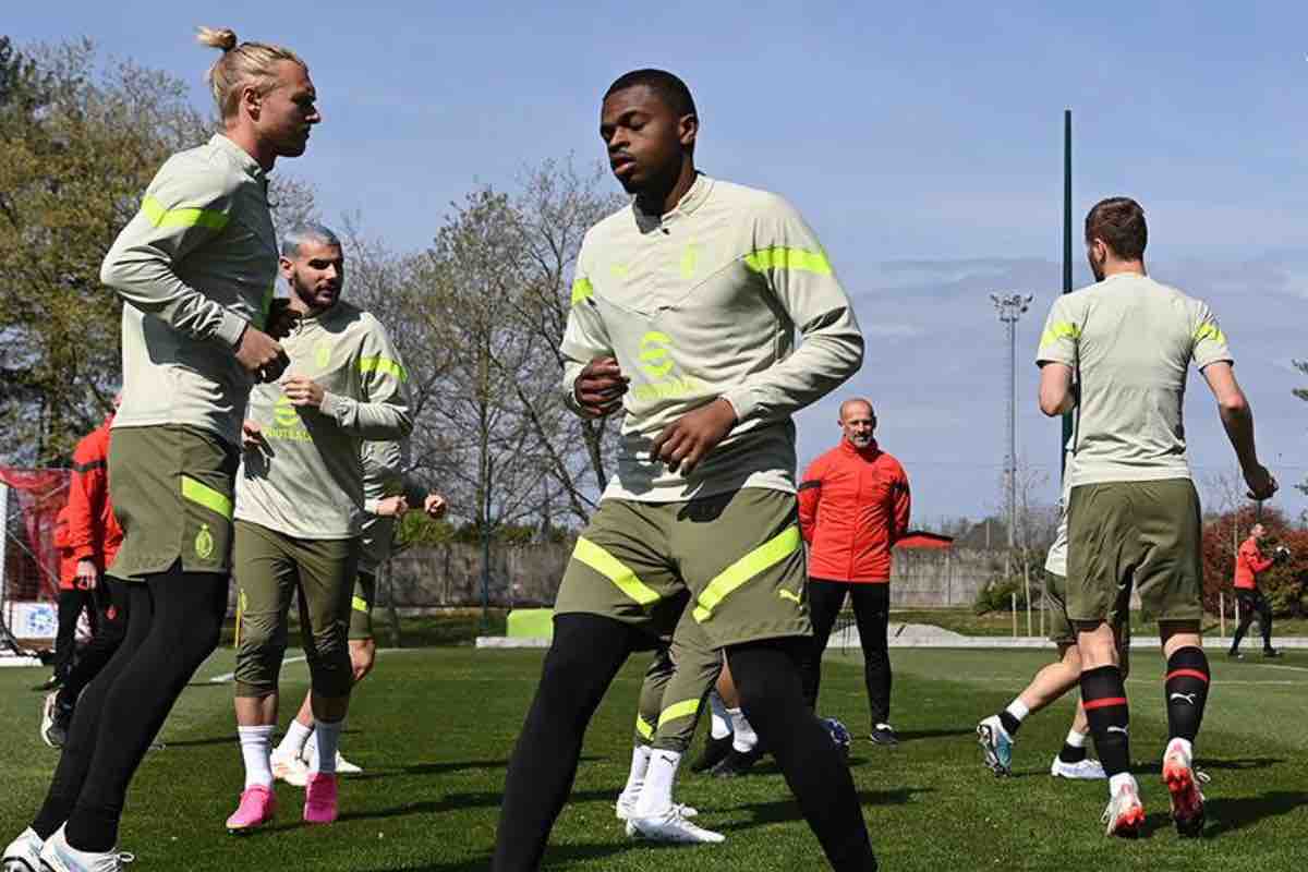 Milanello allenamento Napoli