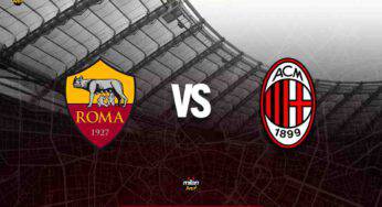 Roma-Milan 1-1, Abraham spaventa ma Saelemaekers la riprende: un punto a testa