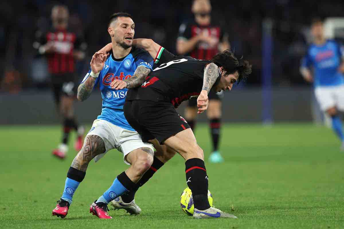 Milan Napoli a rischio