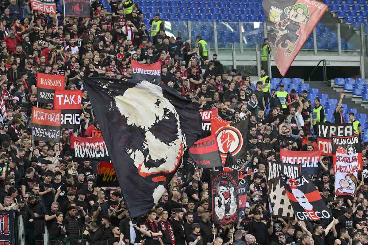 Juve Milan curva assente