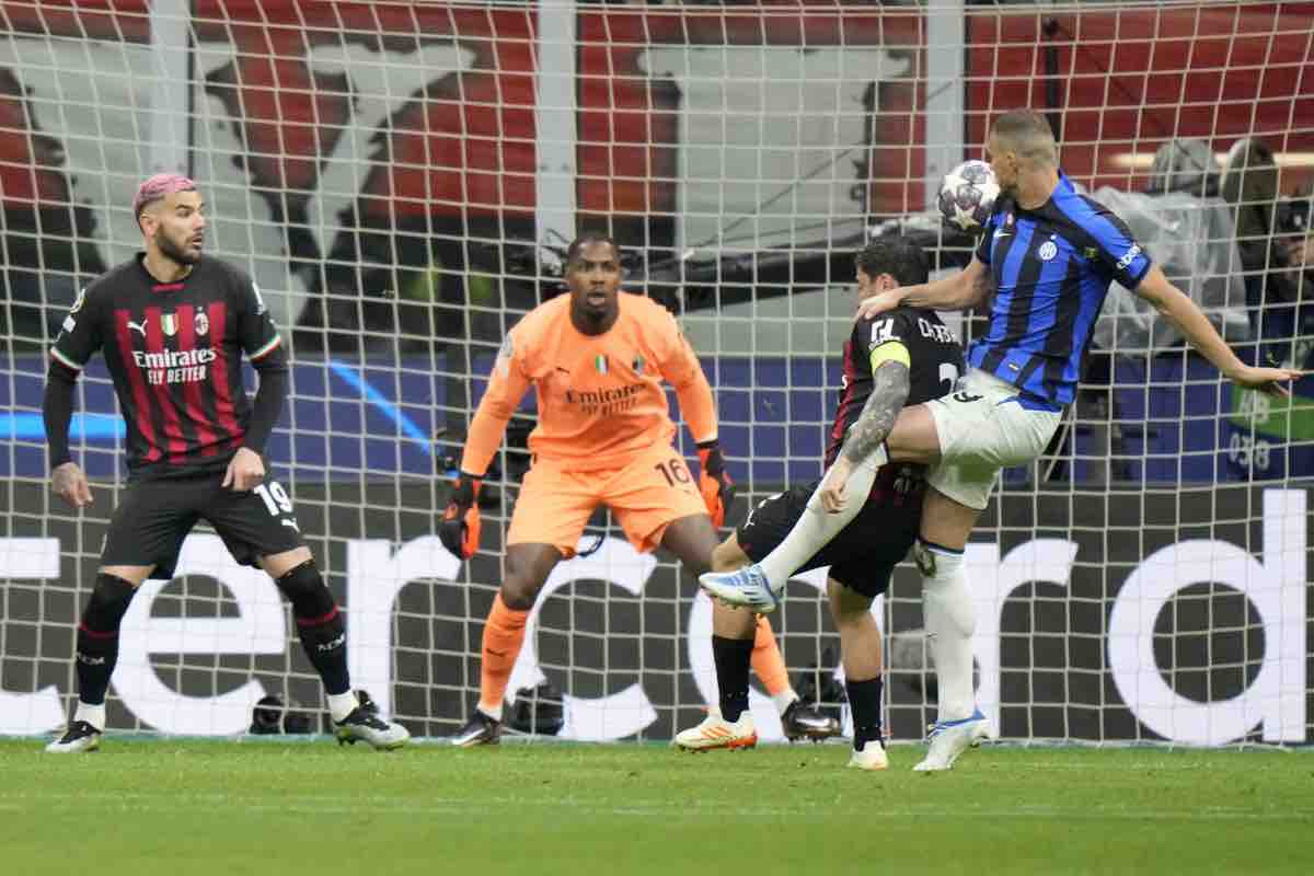 Sacchi editoriale Milan Inter