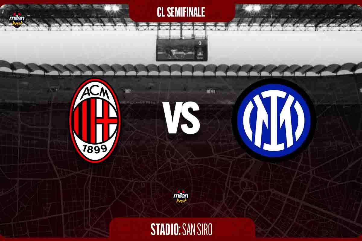 Milan Inter diretta live tempo reale risultato