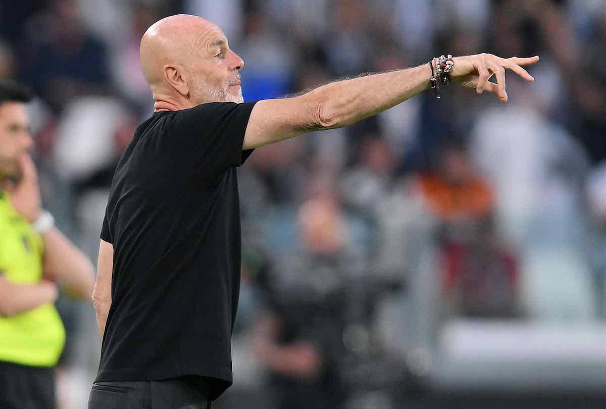 Pioli in conferenza stampa dopo Juve Milan