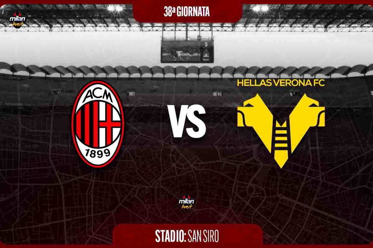 Milan Hellas Verona diretta live risultato tempo reale