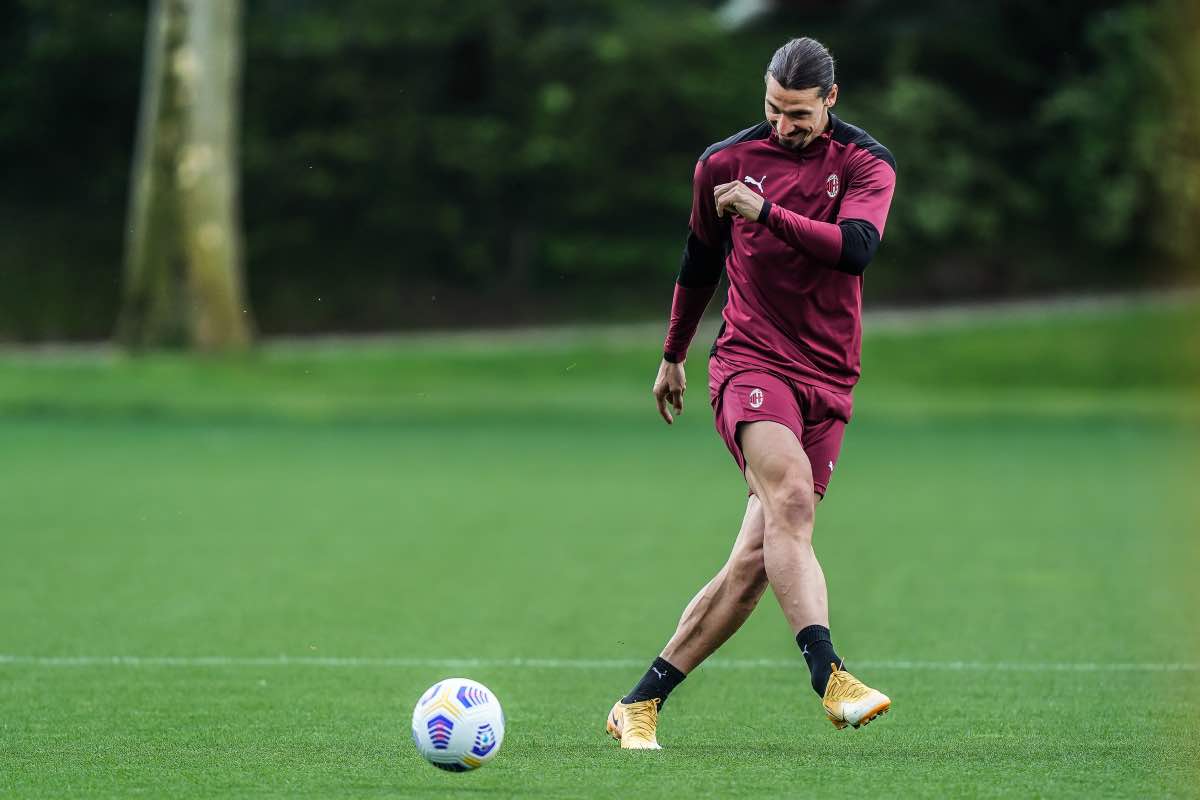 Ibrahimovic personalizzato Milanello
