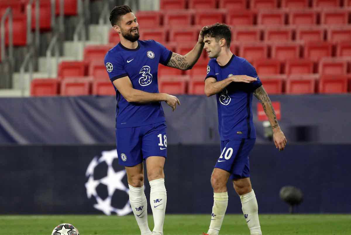 Giroud e Pulisic, che intesa: il video