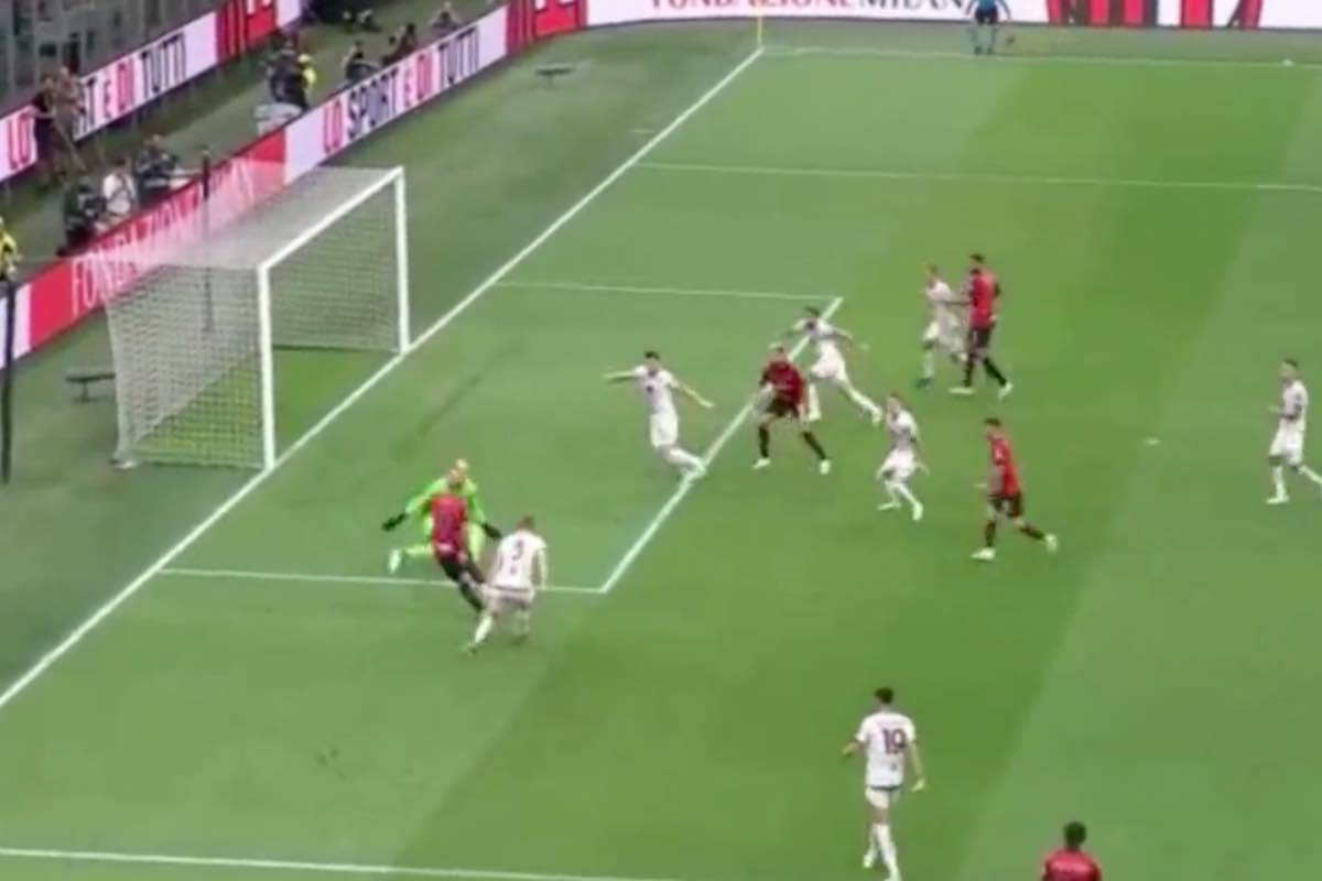 Milan-Torino, Theo Hernandez e il meraviglioso gol con scavetto