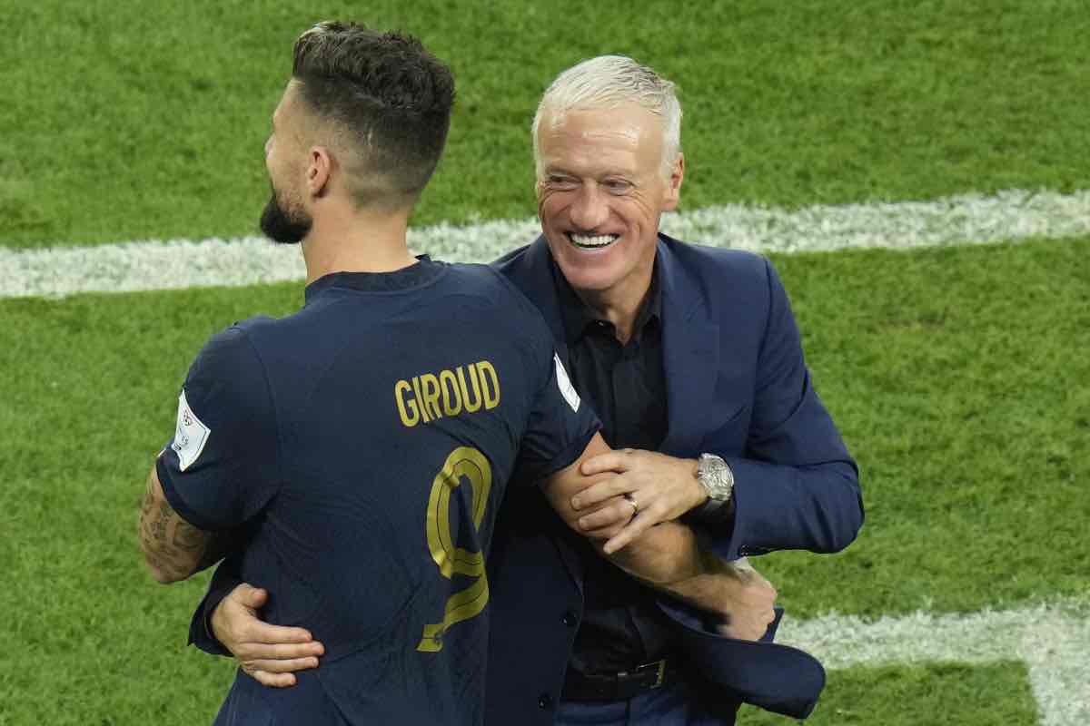 Deschamps, elogi a Giroud in Nazionale