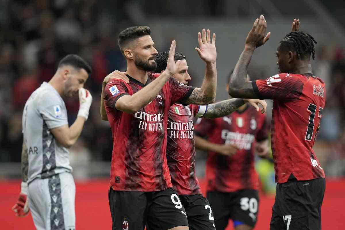 Milan formazione Newcastle 