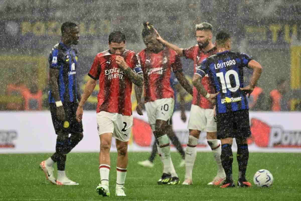 Inter-Milan colloquio fine partita