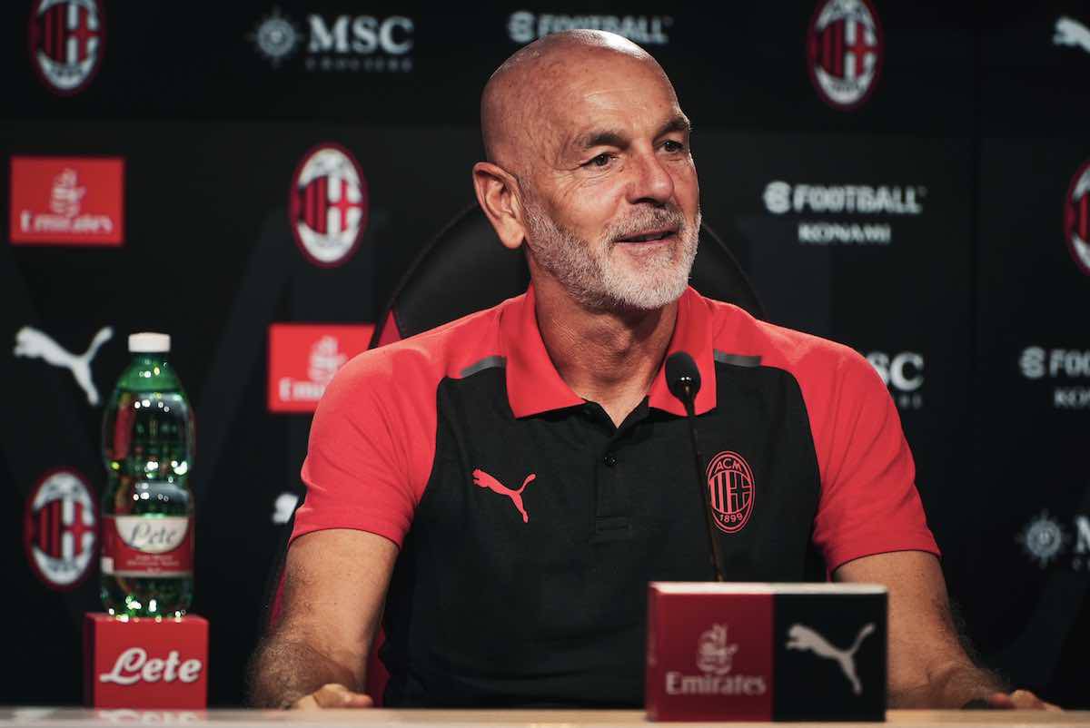 Pioli conferenza stampa Milan Lazio
