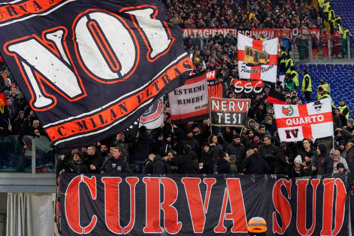 Milan, il messaggio della Curva Sud per la trasferta di Napoli