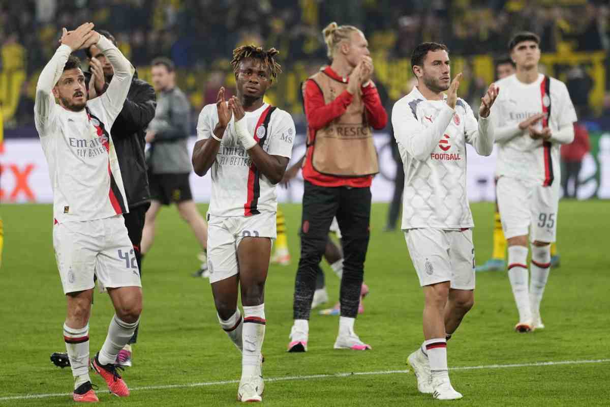Borussia Dortmund-Milan: spunta il dato negativo