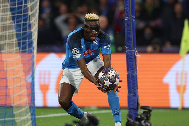 Osimhen infortunato: salta Napoli-Milan?