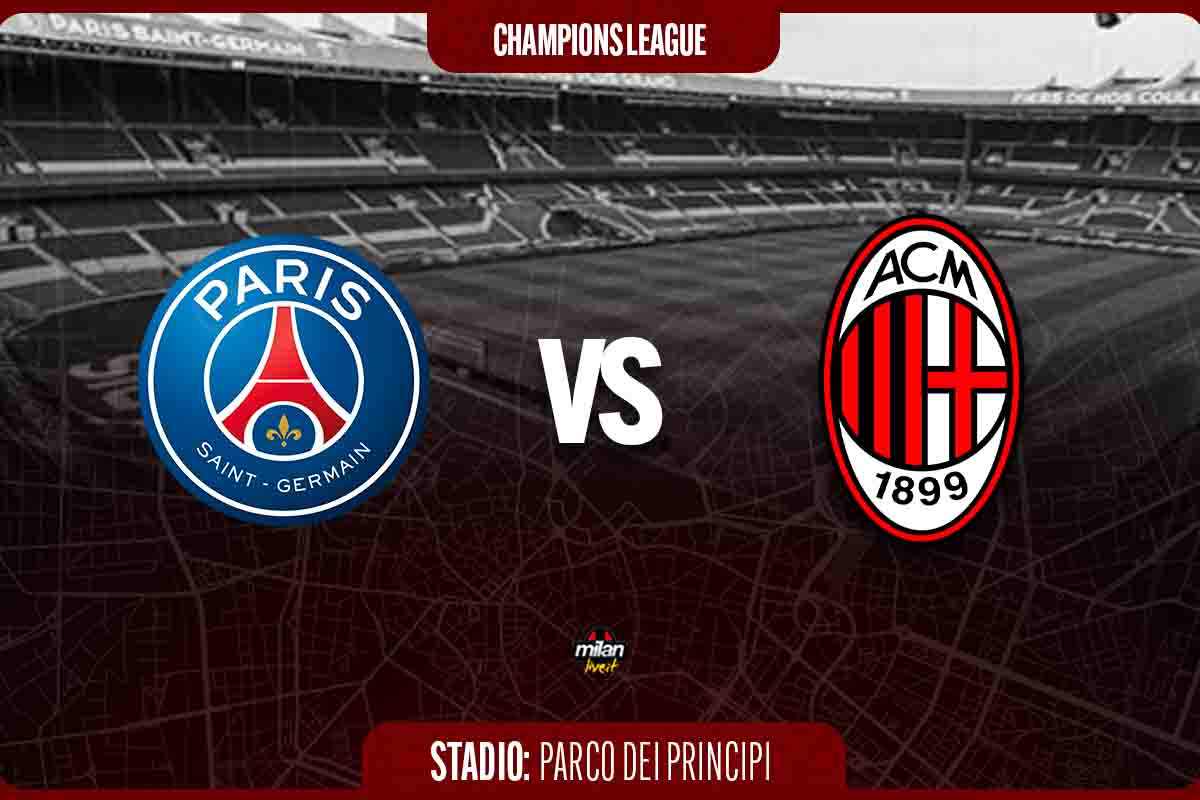 PSG-Milan in diretta: il risultato in tempo reale