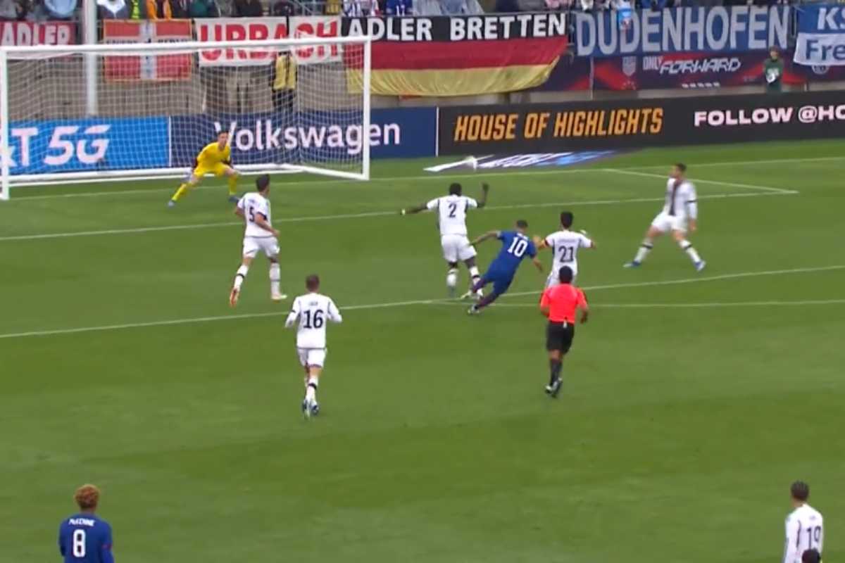 Pulisic, gol bellissimo in USA-Germania