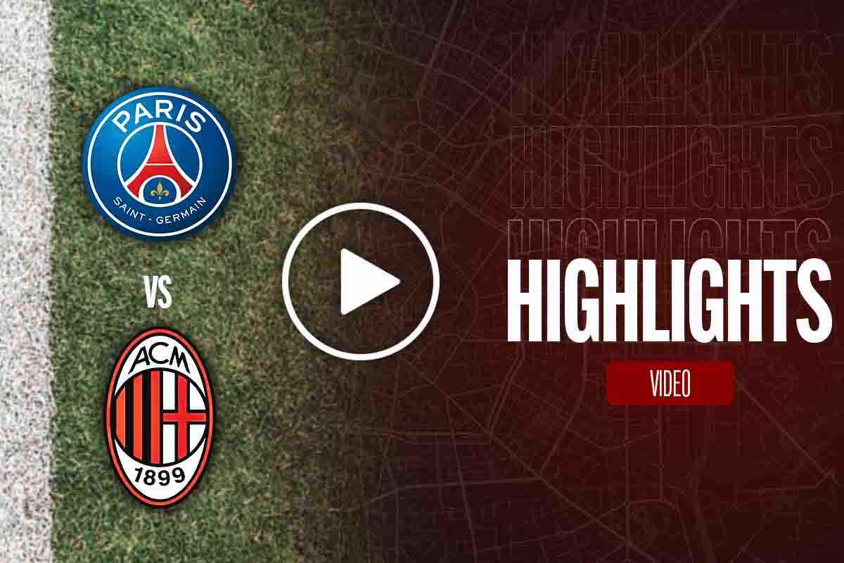 Psg-Milan highlights Champions League