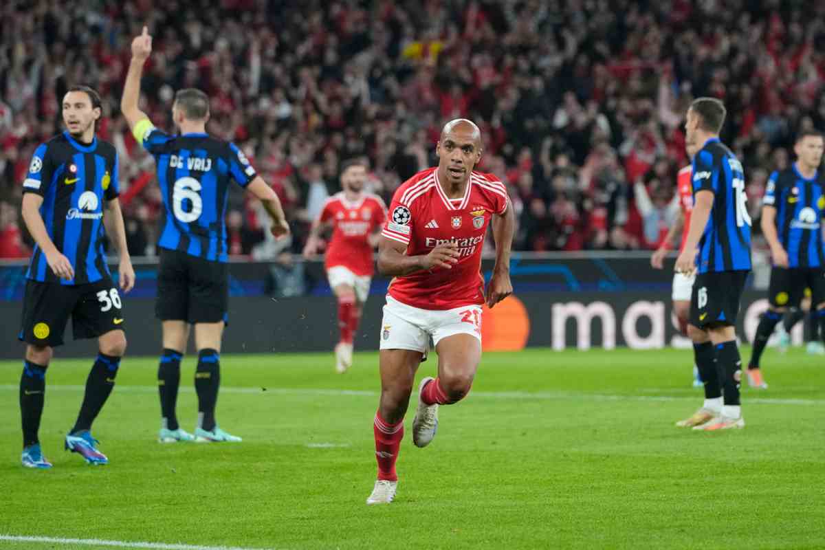 Benfica-Inter 3-3: cosa è successo