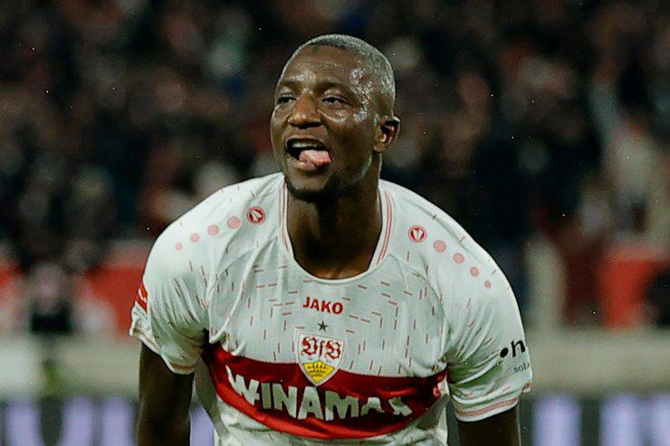 Serhou Guirassy, attaccante dello Stoccarda nel mirino del Milan. (Ansa-Milan Live)