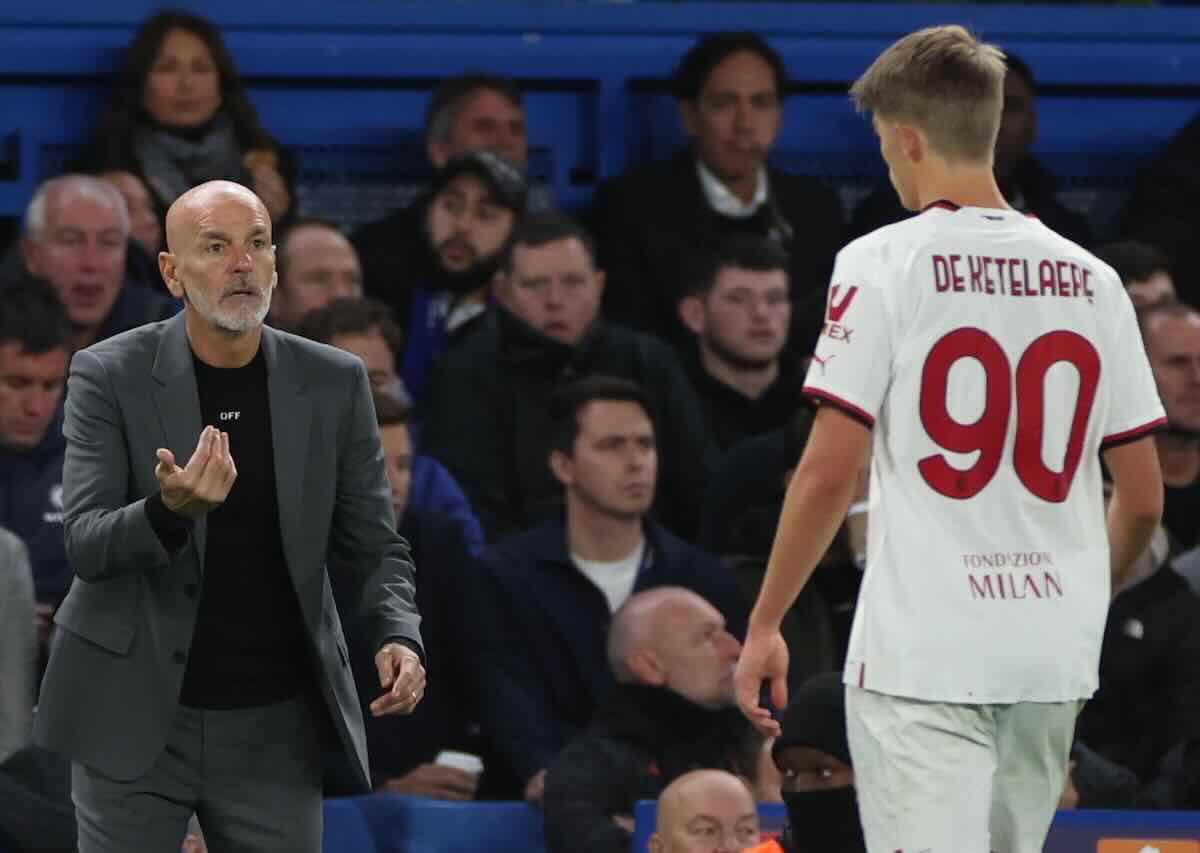 De Ketelaere stoccata a Pioli