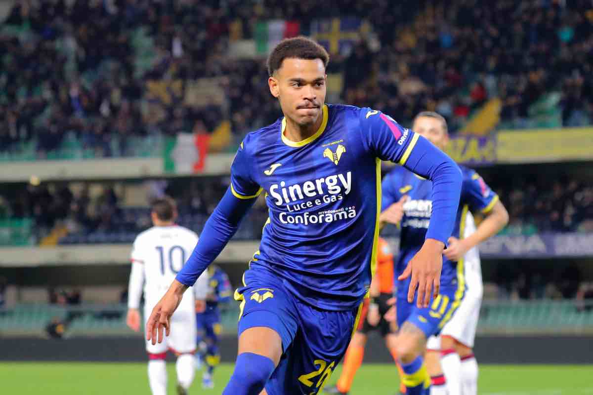 Milan, incontro con l'Hellas Verona per Ngonge