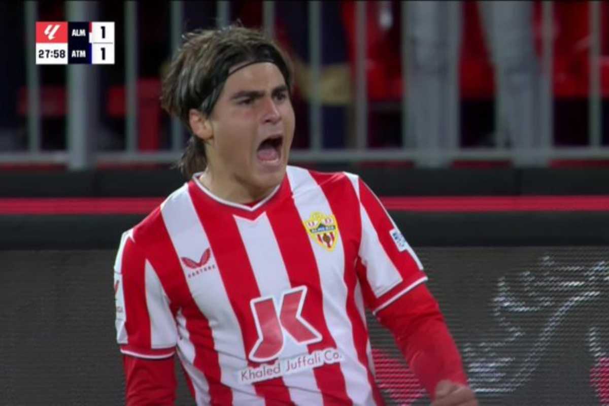 Luka Romero, bellissimo gol in Almeria-Atletico Madrid