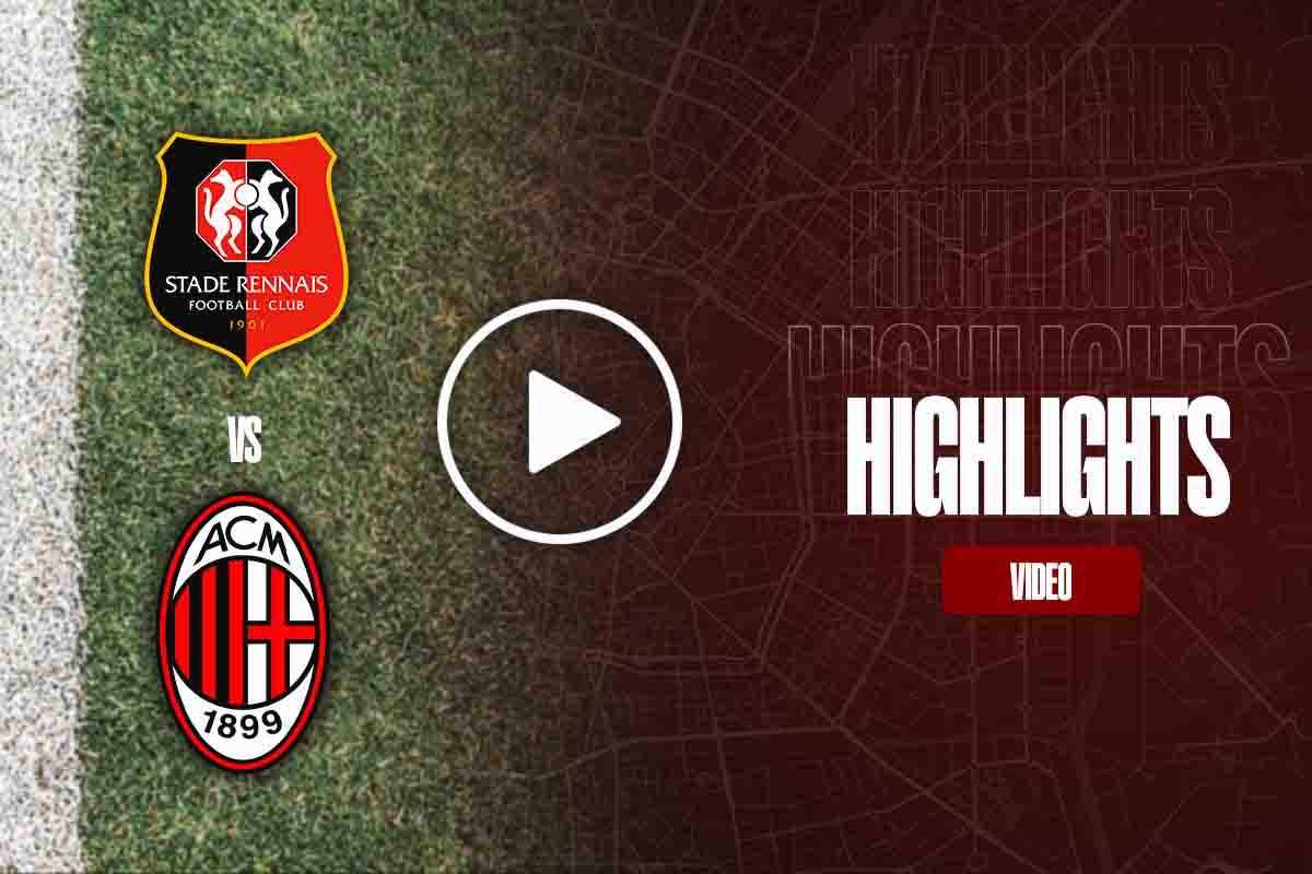 Rennes Milan video highlights Europa League