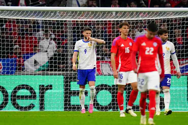 Giroud gol in Francia-Cile